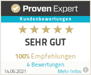 ProvenExpert Bewertungssiegel